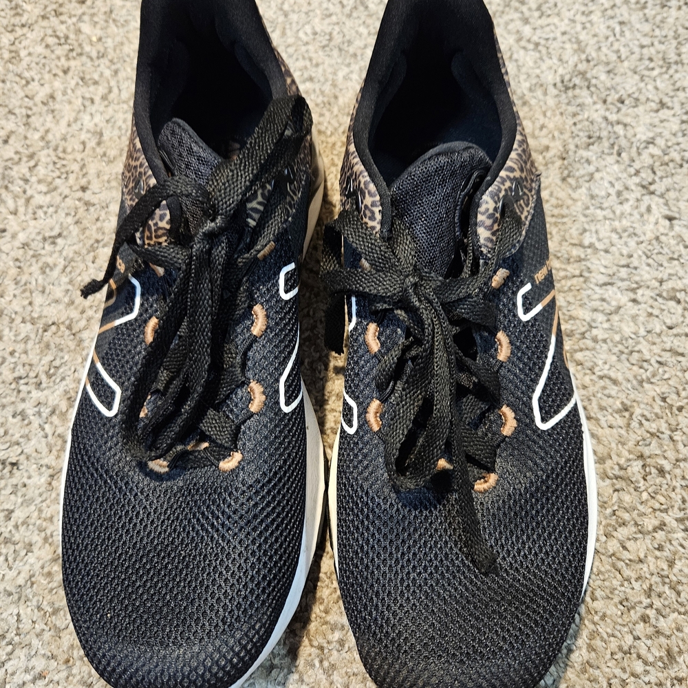 New Balance Black and White Athletic Shoes